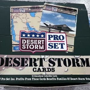 1991 35 packs ProSet Desert Storm Collectors Cards
